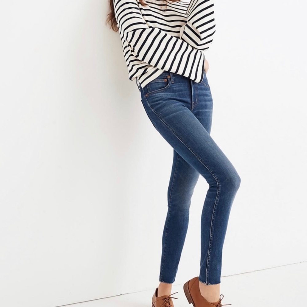 Madewell 9” High Rise Skinny Jeans Size 25